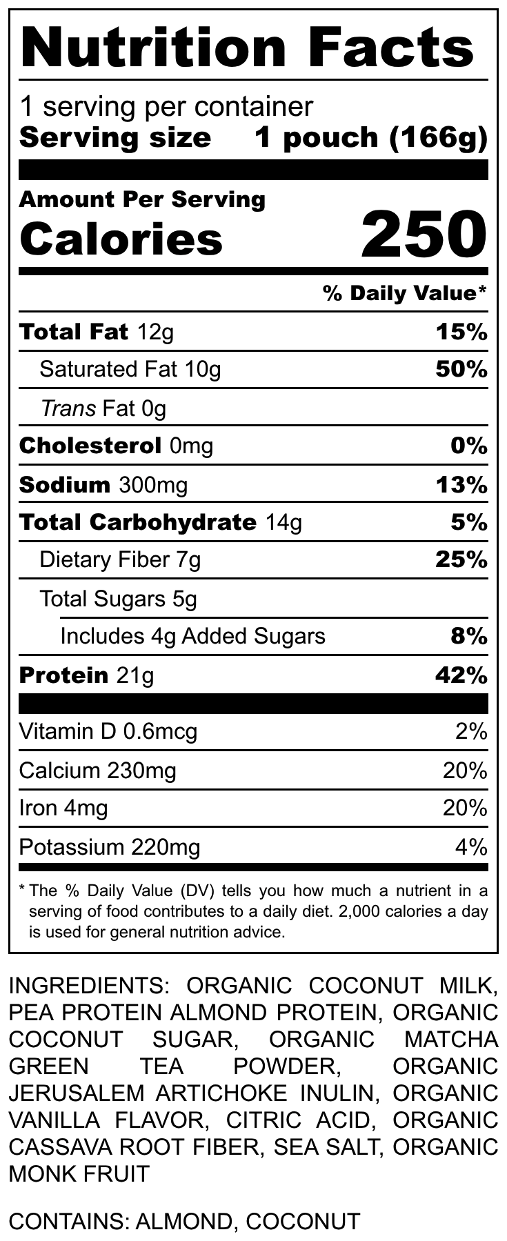 Matcha 20g - Nutrition Label.png__PID:dad830f5-3f72-45ea-af4e-4976996e177d