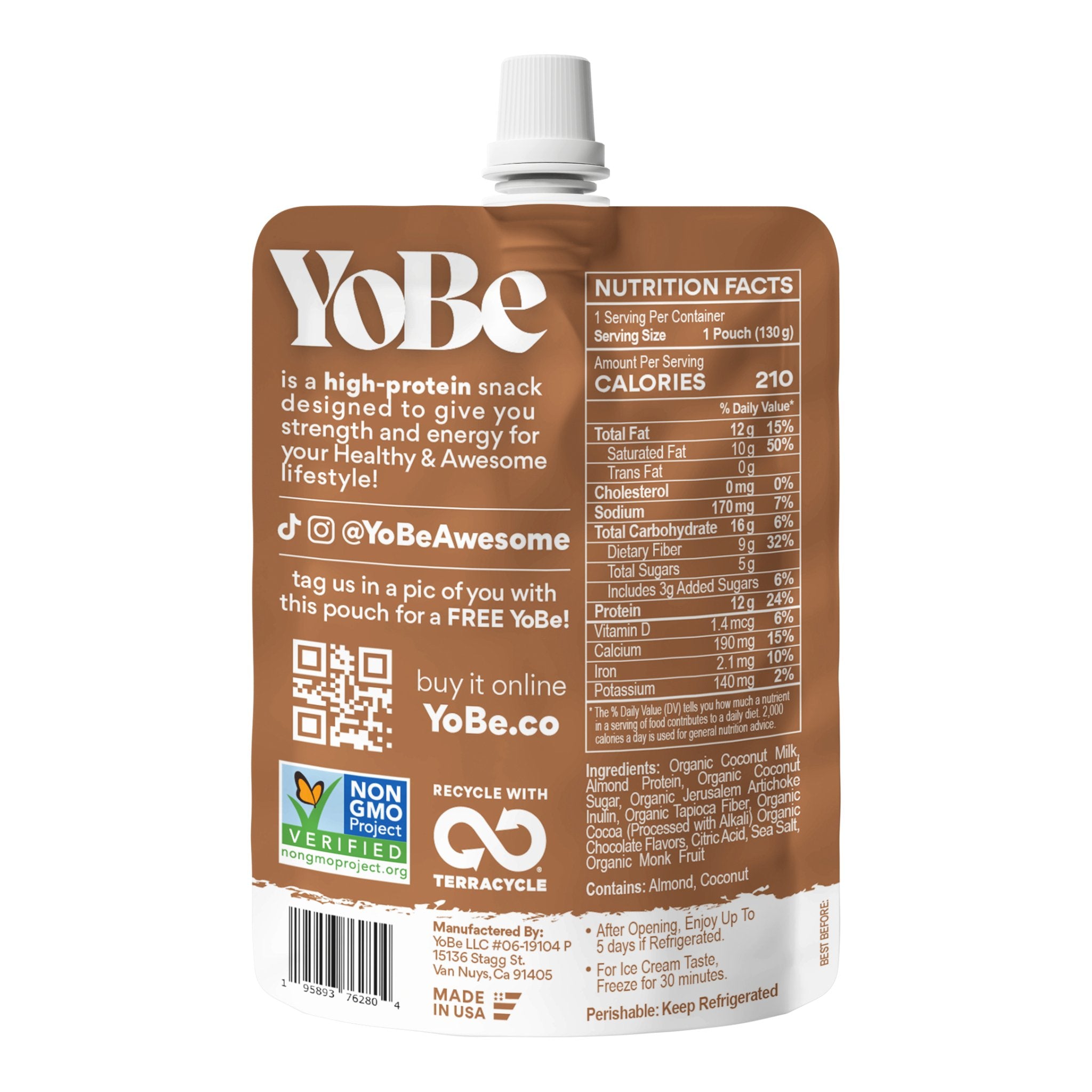 Chocolate (6 Pack) - YoBe.co