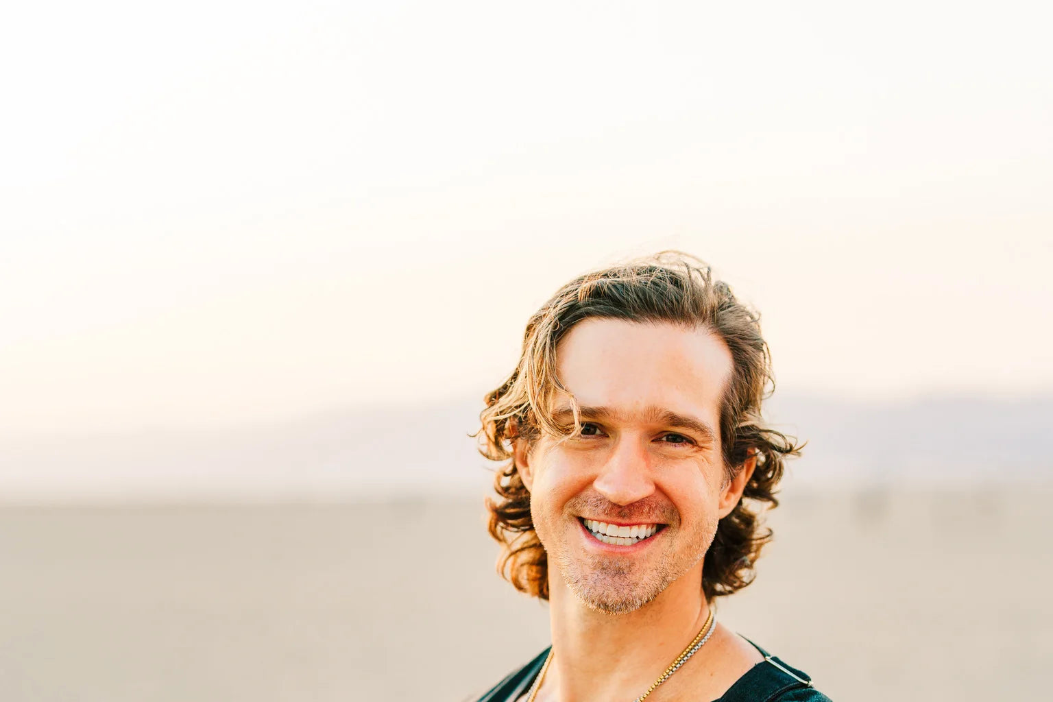 Hawkins Golden, founder of YoBe, on the beach